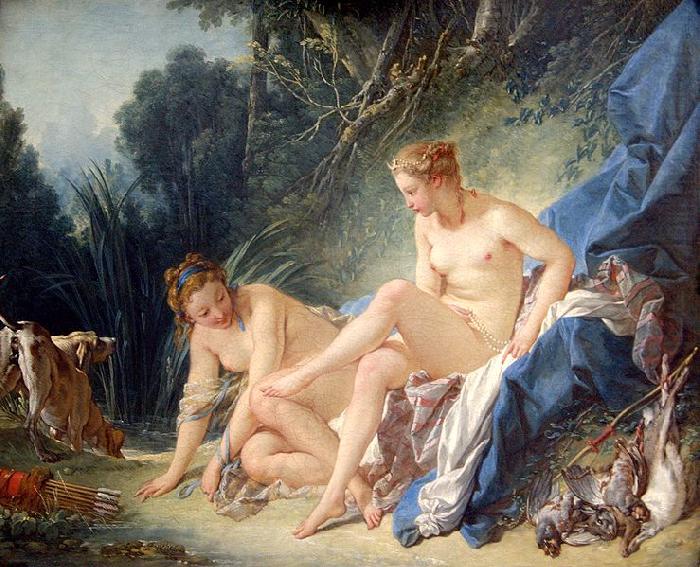 Diane sortant du bain, Francois Boucher